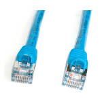 StarTech.com 7 ft Blue Shielded (Snagless) Category 5e (350 MHz) STP Patch Cable networking cable 83.9" (2.13 m)
