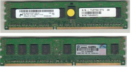 Image of Hewlett Packard Enterprise 715282-001 memory module 4 GB 1 x 4 GB...