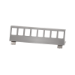 LogiLink DIN rail holder for 8 keystone modules, stainless steel