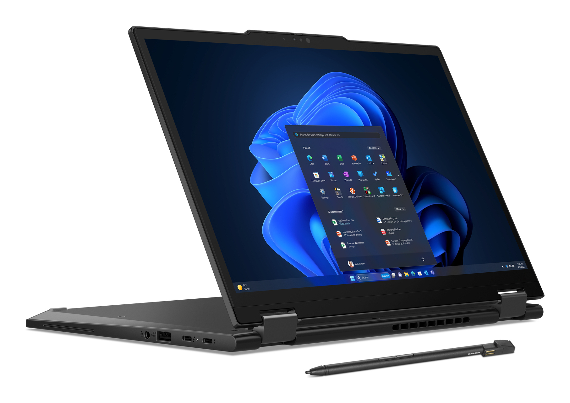 Lenovo Black Thinkpad X13 Gen 5 Intel Core Ultra 5 125U 16Gb Ram 256Gb Ssd 1