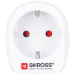 Skross 1500203-E power plug adapter Type B Type C (Europlug)+Type F