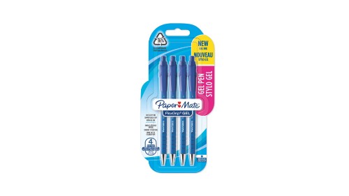 Papermate FlexGrip Gel Retractable gel pen Medium Blue 4 pc(s)
