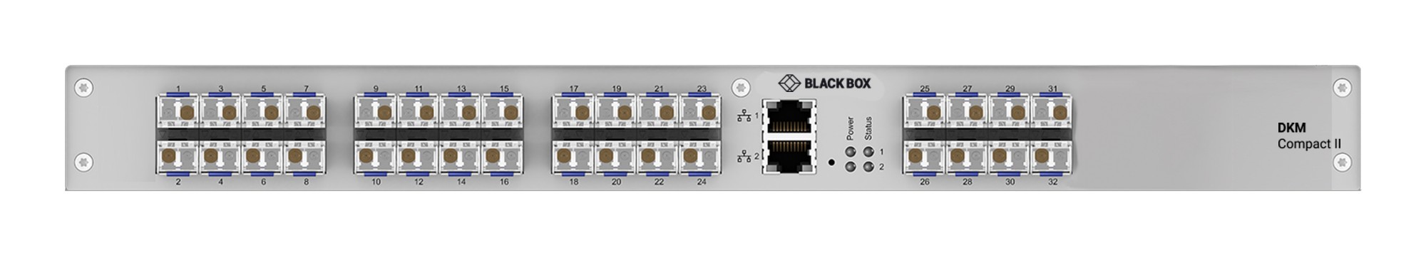 Black Box ACXC32F-1G KVM switch Rack mounting Black. Grey