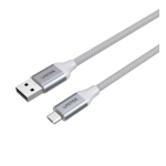 UNITEK Y-C4026ASL USB cable USB 2.0 1 m USB A Micro-USB A Silver