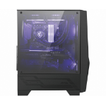 MSI MAG Forge 100M Midi Tower Zwart, Transparant