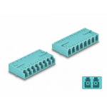DeLOCK 87931 glasvezeladapter LC/LC 1 stuk(s) Aqua-kleur