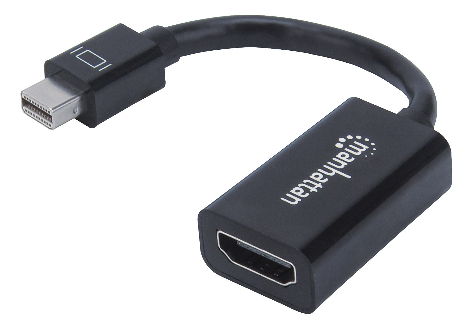Photos - Cable (video, audio, USB) MANHATTAN Mini DisplayPort 1.2 to HDMI Adapter Cable, 1080p@60Hz, 12cm 151 