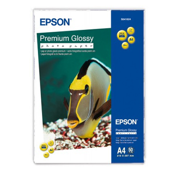 Epson Premium Glossy Photo Paper - A4 - 50 Ark