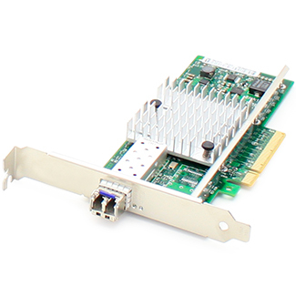 QLE3240-SR-CK-AO ADDON NETWORKS QLogic QLE3240-SR-CK Comparable 10Gbs Single Open SFP+ Port 300m MMF PCIe 2.0 x8 Network Interface Card w/10GBase-SR SFP+ Transceiver