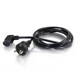 C2G 5m 90° Power Cord Black