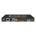 WyreStorm 4K60Hz 4:4:4 Encoder, 1GbE With HDMI and USB-C Input, HDMI Loop Out, Dolby Vision and HDR, PoE, USB 2.0, Audio De-embed, Fibre, IR and RS232 Routing