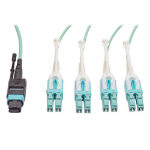 Eaton N844-05M-8LC-PT InfiniBand/fibre optic cable 5 m MPO/MTP LC OFNP Aqua colour, Black