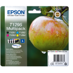 Epson C13T12954022/T1295 Ink cartridge multi pack Bk,C,M,Y Blister Radio Frequency 11,2 ml + 3x7 ml Pack=4 for Epson Stylus BX 320/SX 235 W/SX 420/SX 525/WF 3500
