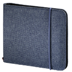 Hama 95681 Wallet case 24 discs Blue