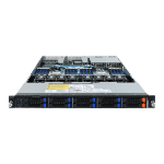 Gigabyte R182-Z91 Socket SP3 Rack (1U) Zwart, Grijs