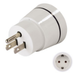 Hama 00121994 power plug adapter White