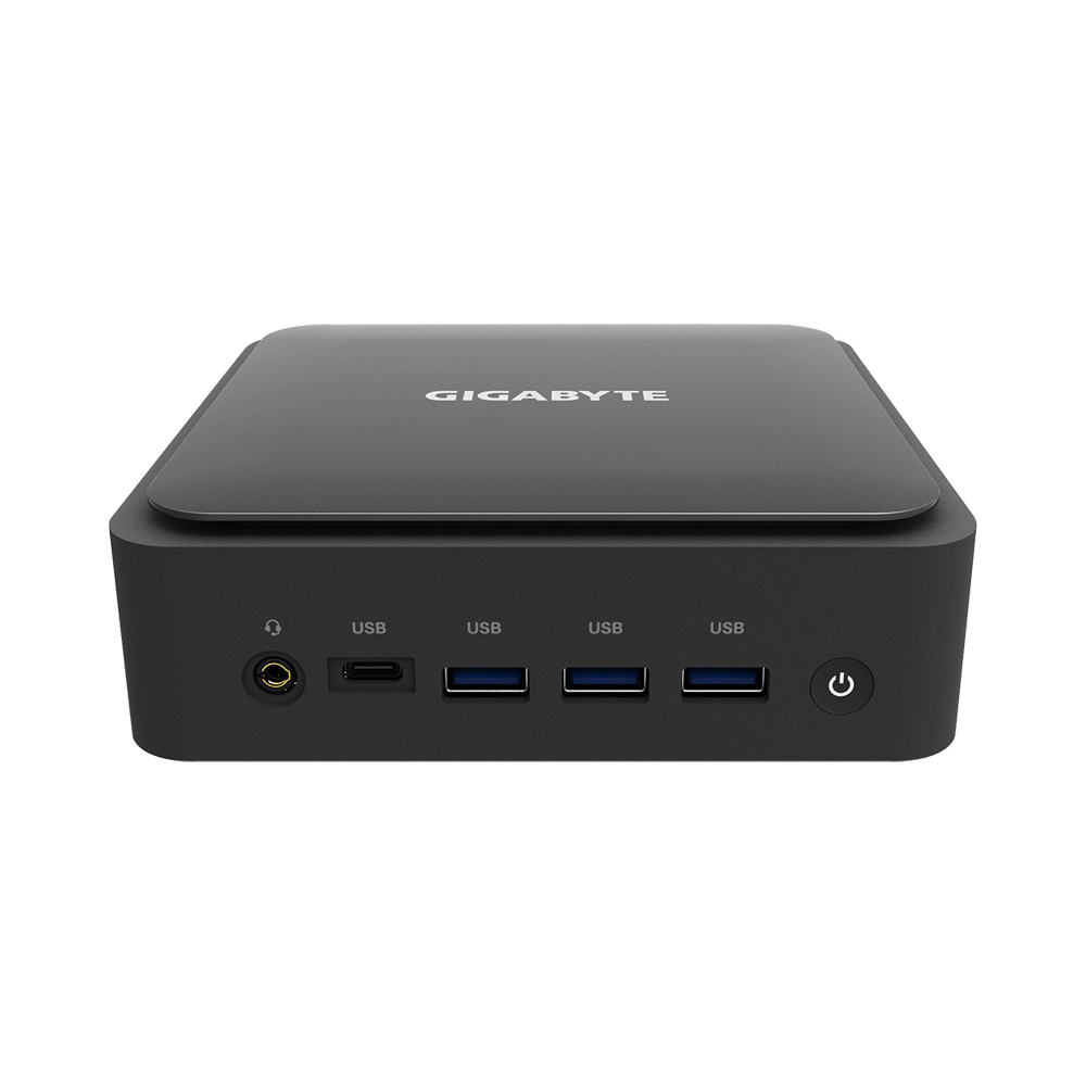 Image of Gigabyte GB-BEI3-1220 PC/workstation barebone Black Built-in...