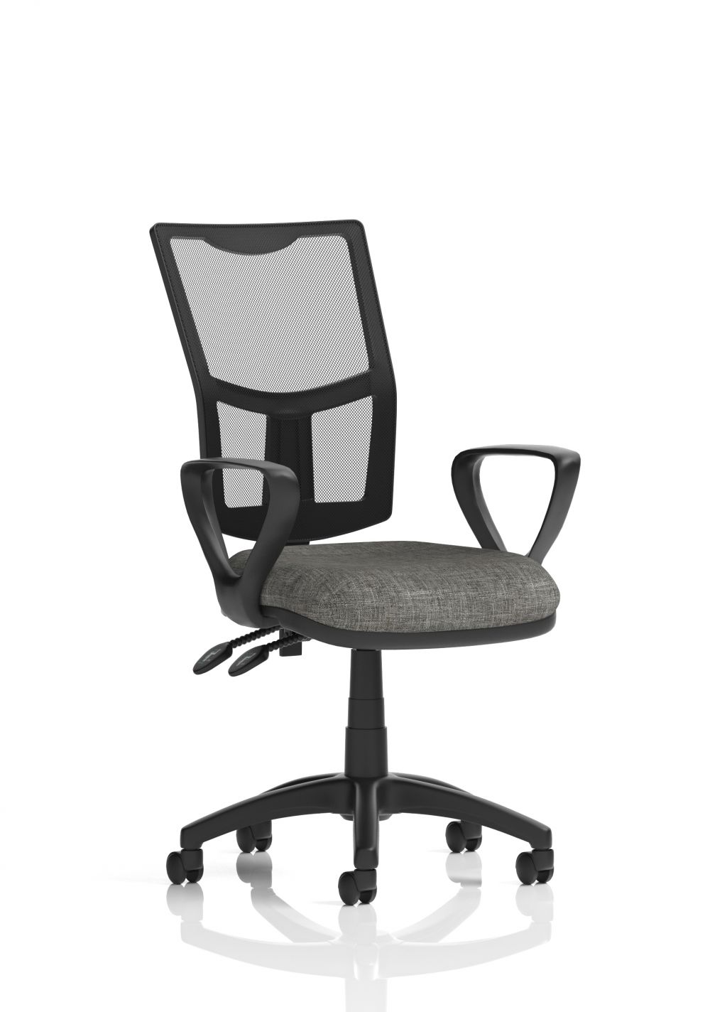 Dynamic Eclipse Plus II Lever Task Operator Chair Mesh Back Charcoal W