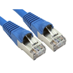 Cables Direct ART-100-HB networking cable Blue 0.25 m Cat6a S/FTP (S-STP)