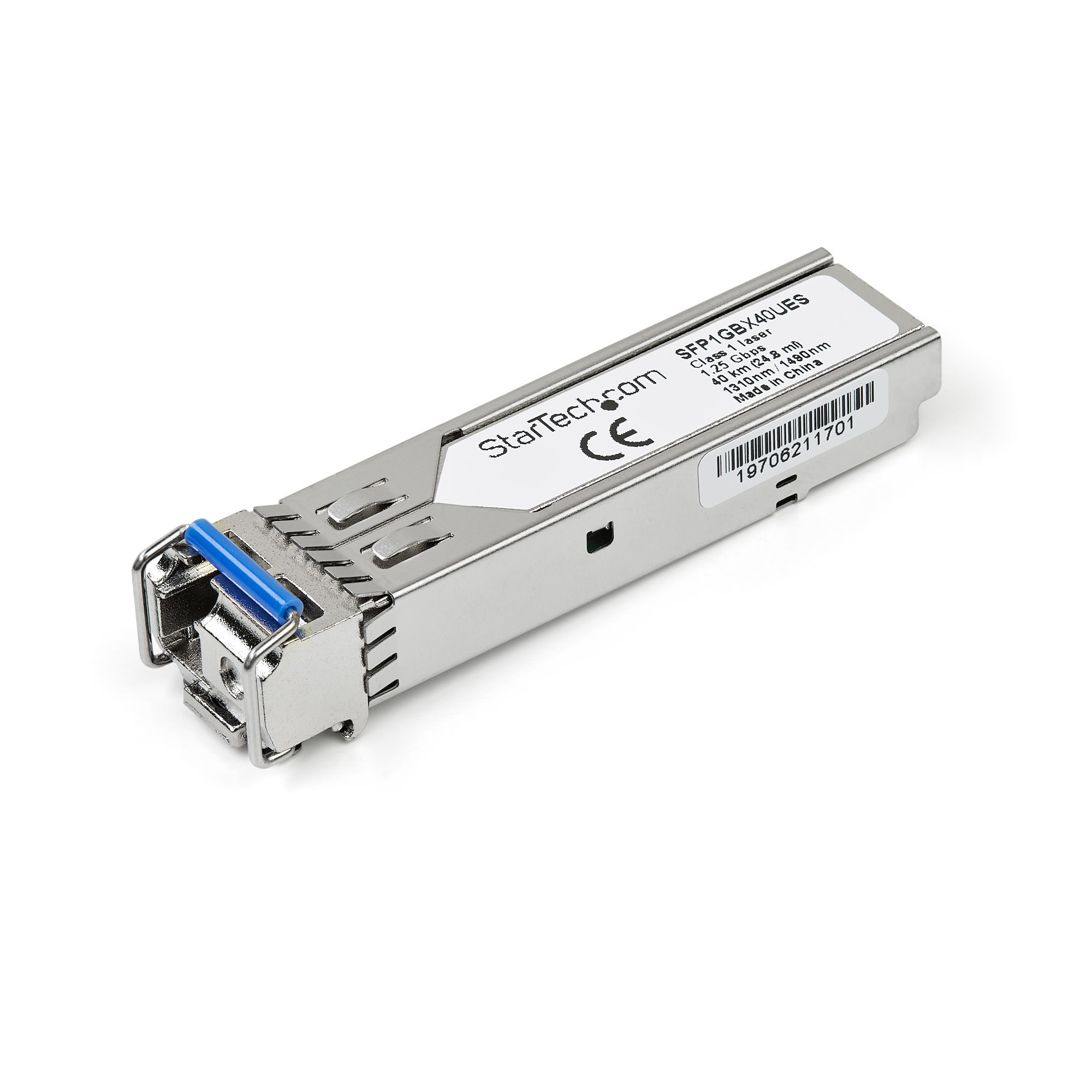 StarTech.com SFP1GBX40UES Compatible 1G SFP 40 km Transceiver StarTech.com SFP1GBX40UES Compatible 1G SFP 40 km Transceiver