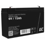 Green Cell AGM40 UPS battery VRLA AGM 6 V 15 Ah