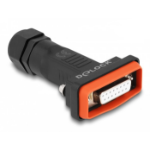 DeLOCK D-Sub 15 pin female with housing IP67 waterproof