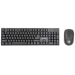 Manhattan 179492 keyboard Mouse included RF Wireless QWERTY German Black