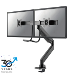Neomounts NM-D775DXBLACK Monitorarm 10-32" - gasveer - Topfix - 180°-stop