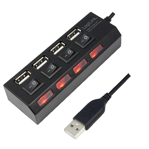 Image of LogiLink UA0128 interface hub 480 Mbit/s