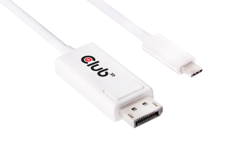 Image of CLUB3D USB 3.1 Type C Cable to DisplayPort 1.2 UHD Adapter