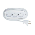 Microconnect GRU035WDK power extension 5 m 3 AC outlet(s) Indoor White