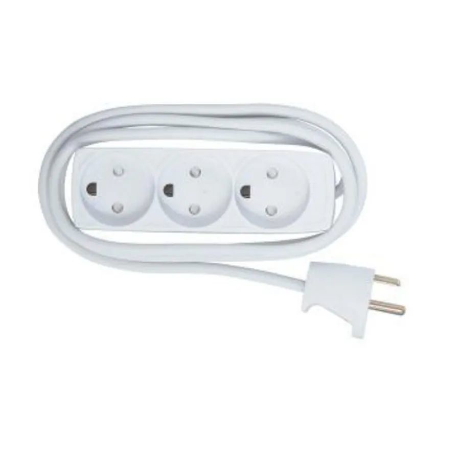 Image of Microconnect GRU035WDK power extension 5 m 3 AC outlet(s) Indoor White