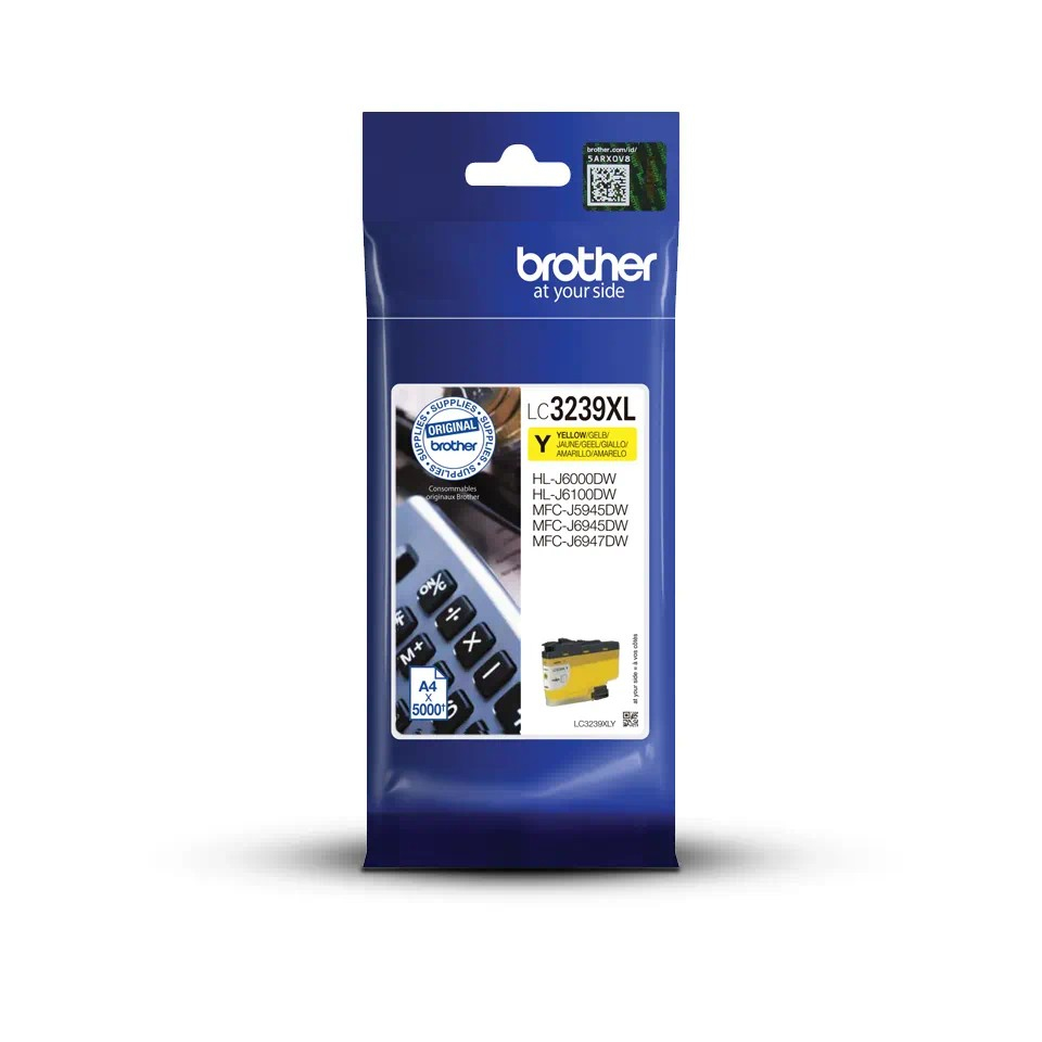 Image of Brother LC-3239XLY Ink cartridge yellow, 5K pages for Brother...
