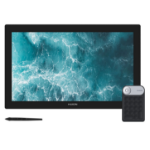 HUION PRO 24 4K graphic tablet Black 5080 lpi 527.04 x 296.46 mm USB