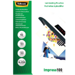 Fellowes A3 Glossy 100 Micron Laminating Pouch - 100 pack