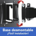 BRobotix 651589 soporte para TV 139.7 cm (55") Negro