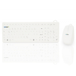 Baaske Medical 2010381 toetsenbord Inclusief muis USB QWERTZ Wit