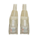 Tripp Lite N201-006-WH Cable Ethernet (UTP) Patch Moldeado Snagless Cat6 Gigabit (RJ45 M/M), Blanco, 1.83 m [6 pies]