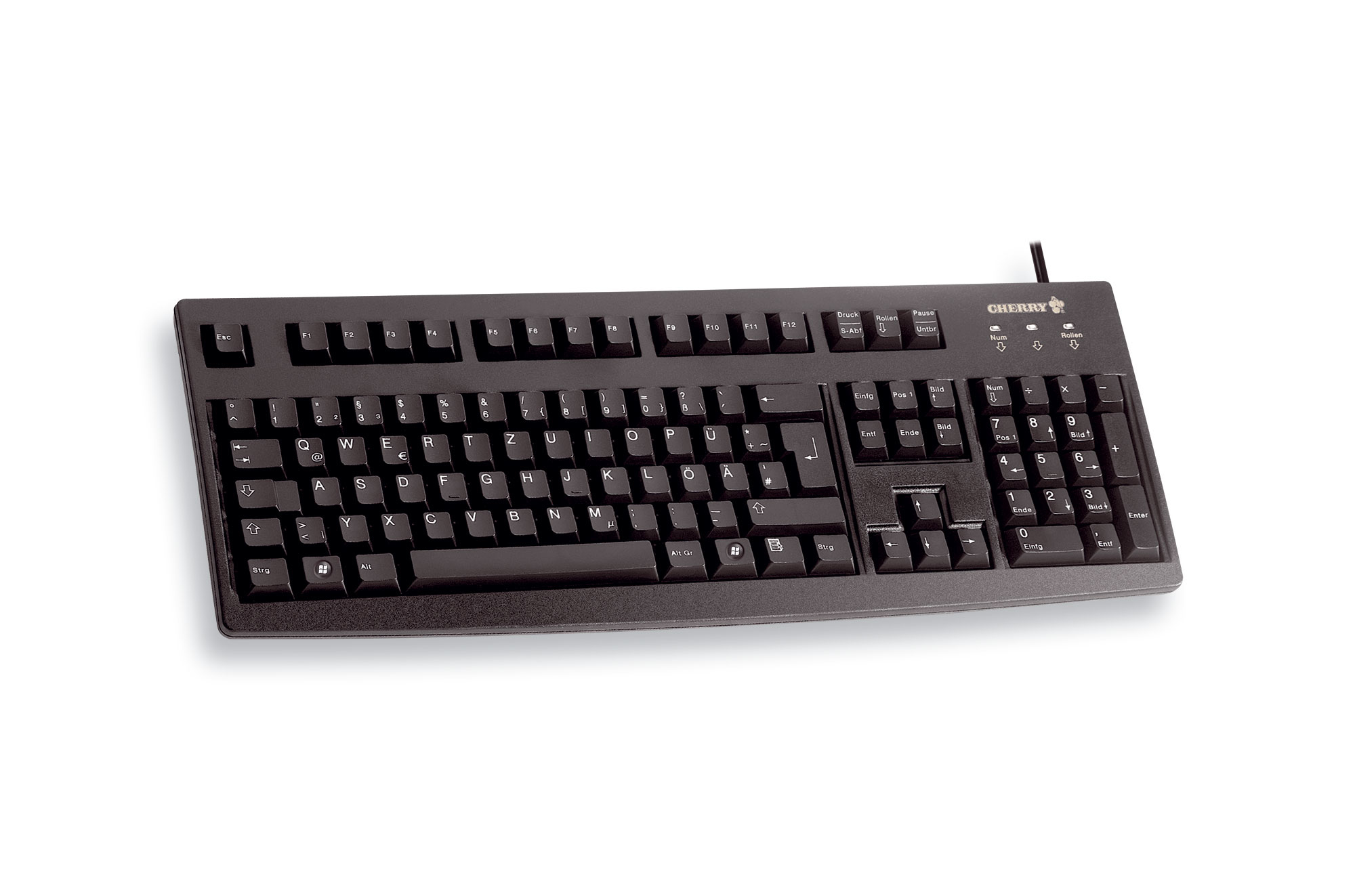 Image of CHERRY G83-6105 keyboard USB QWERTZ German Black