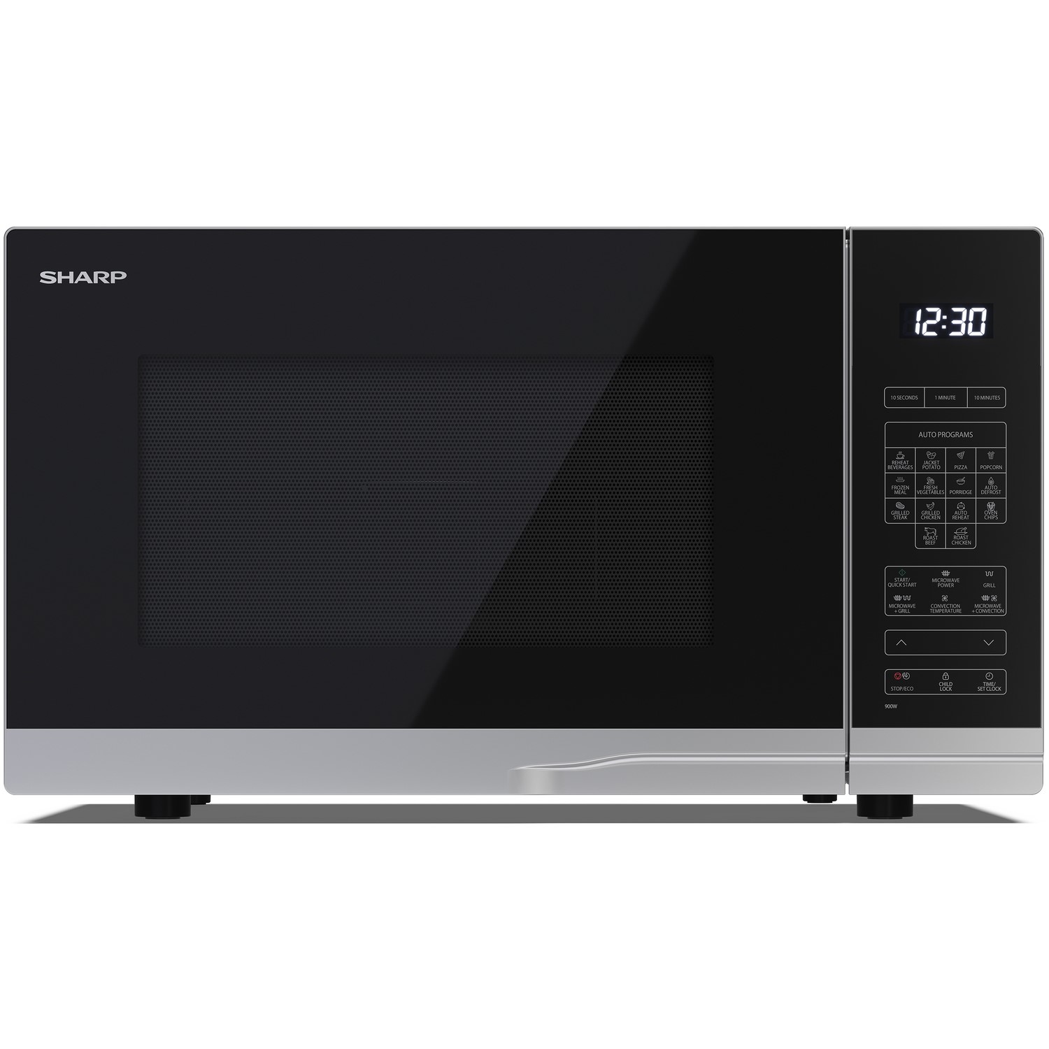 Photos - Other for Computer Sharp YCPC322AUS 32L 1000W Digital Combination Microwave - Silver YC-PC322 