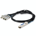 AddOn Networks ADD-Q28MUS28HPB-P2M InfiniBand/fibre optic cable 2 m QSFP28 4x SFP28 Black