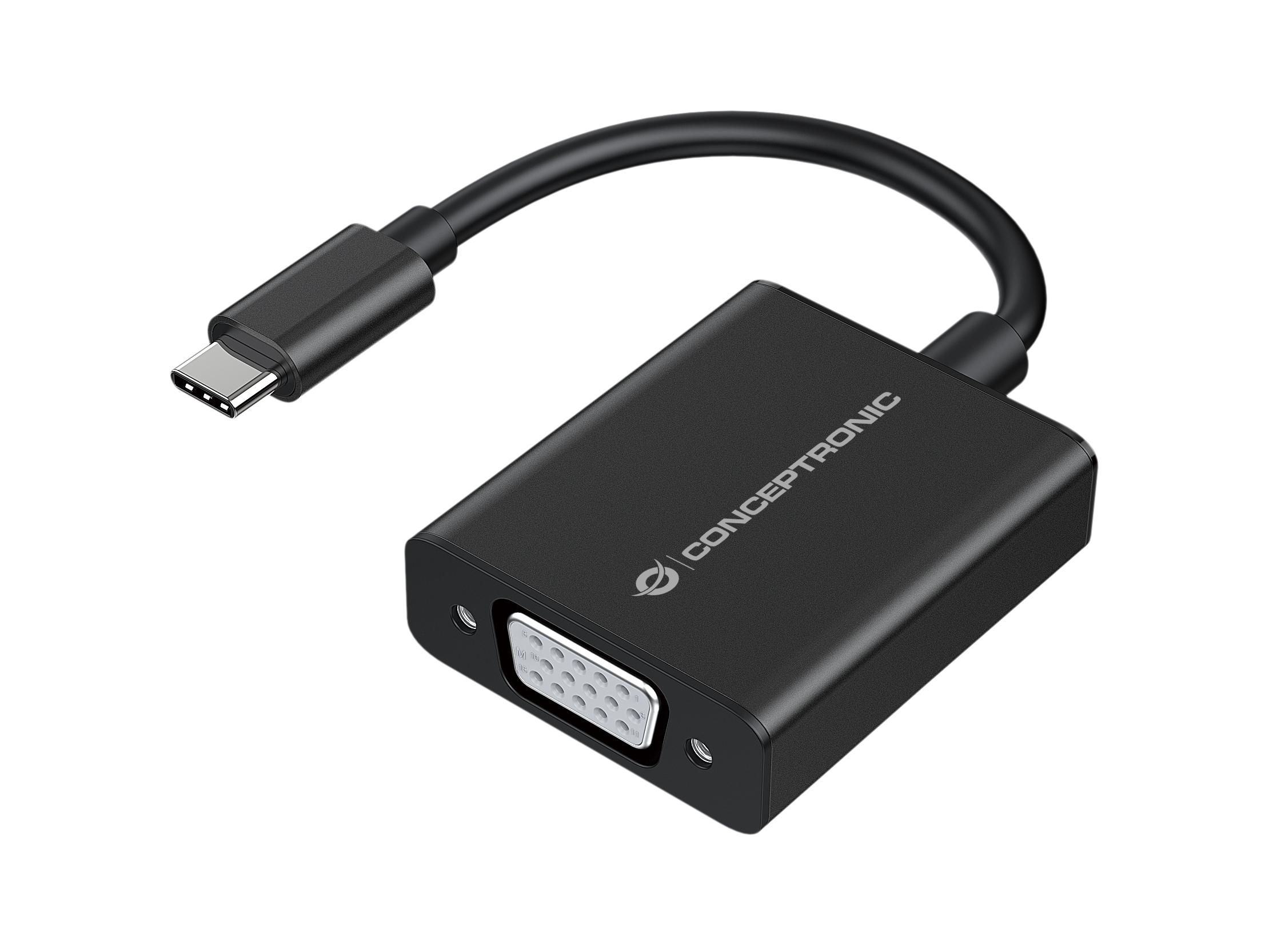 Image of Conceptronic ABBY USB-C to VGA Adapter