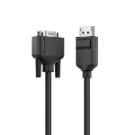 ALOGIC EL2DPVGA-02 video cable adapter 78.7" (2 m) DisplayPort VGA (D-Sub) Black