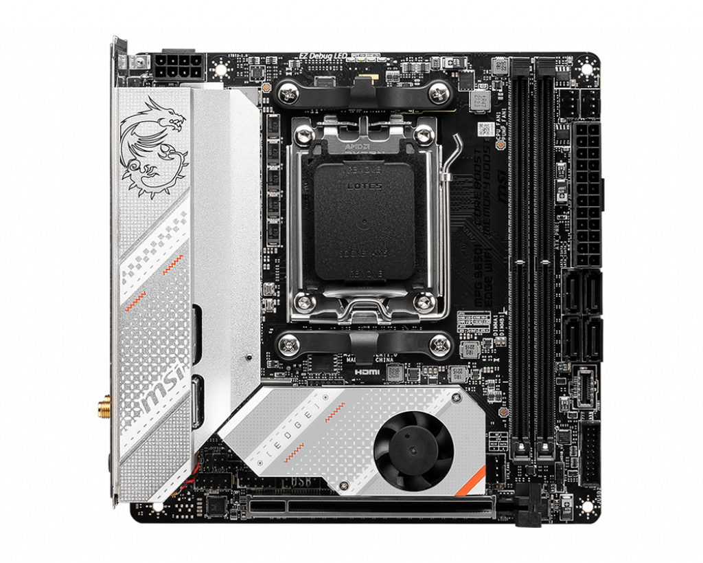 Image of MSI MPG B650I EDGE WIFI motherboard AMD B650 Socket AM5 mini ATX