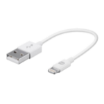 Monoprice 12836 lightning cable 5.91" (0.15 m) White