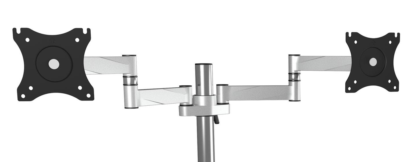 Image of ICY BOX IB-MS404-T 68.6 cm (27") Clamp Black, Silver