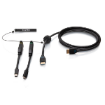 C2G C2G30057 Mini DisplayPort, USB-C 2x HDMI Black