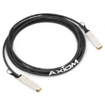 Axiom 0.5m, QSFP+ networking cable Black 19.7" (0.5 m)