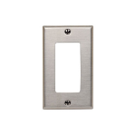 Leviton SO26 wall plate/switch cover Stainless steel