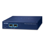 PLANET 2-Port 10G/1GBASE-X SFP+ network media converter Blue